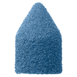 Schleifkappe spitz Ø 16 mm grob, blau