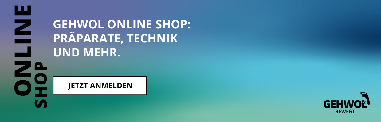 Einer für alles. GEHWOL Online Shop für gewerbliche Kunden. Podologie & Fußpflege, Fußpfleginstrumente & Zubehör, Körperpflege & Wellness, Raumausstattung.