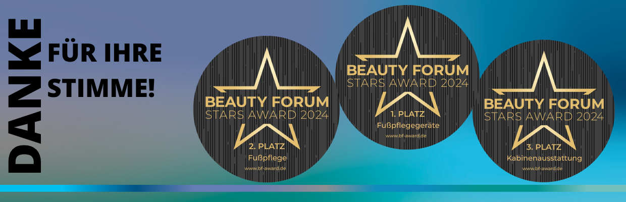 Drei Nominierungen - drei Platzierungen: So war es beim BEAUTY FORUM Stars Award 2024.. Vielen Dank für Ihre Stimmen!!!