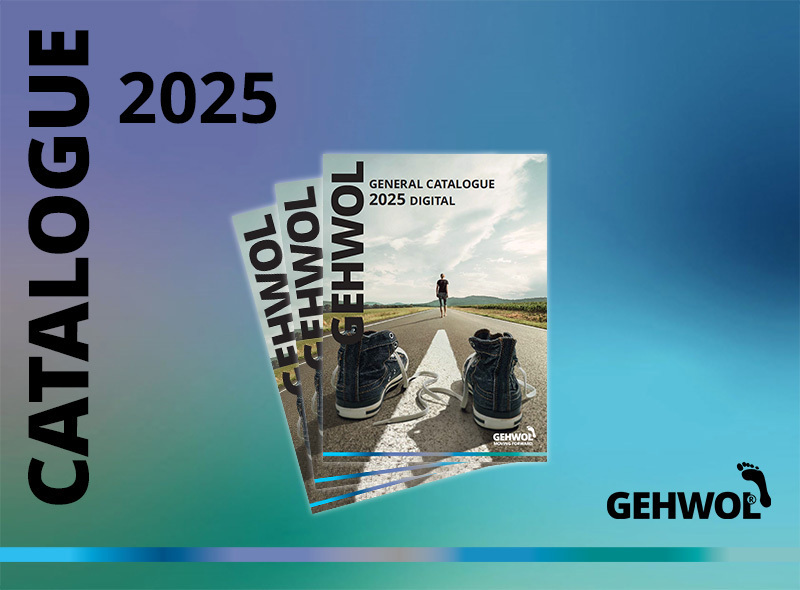 The digital version of the GEHWOL General Catalogue 2025 is available for download now. Stay up to date!