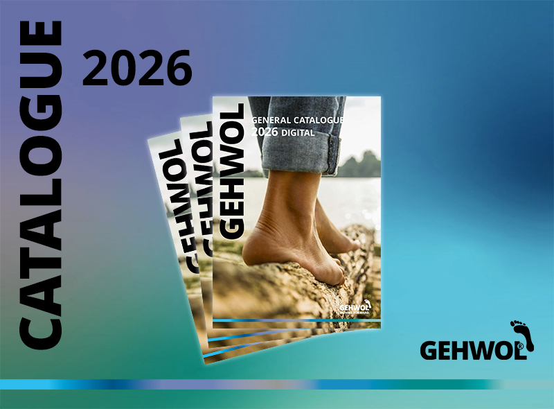 The digital version of the GEHWOL General Catalogue 2026 is available for download now. Stay up to date!