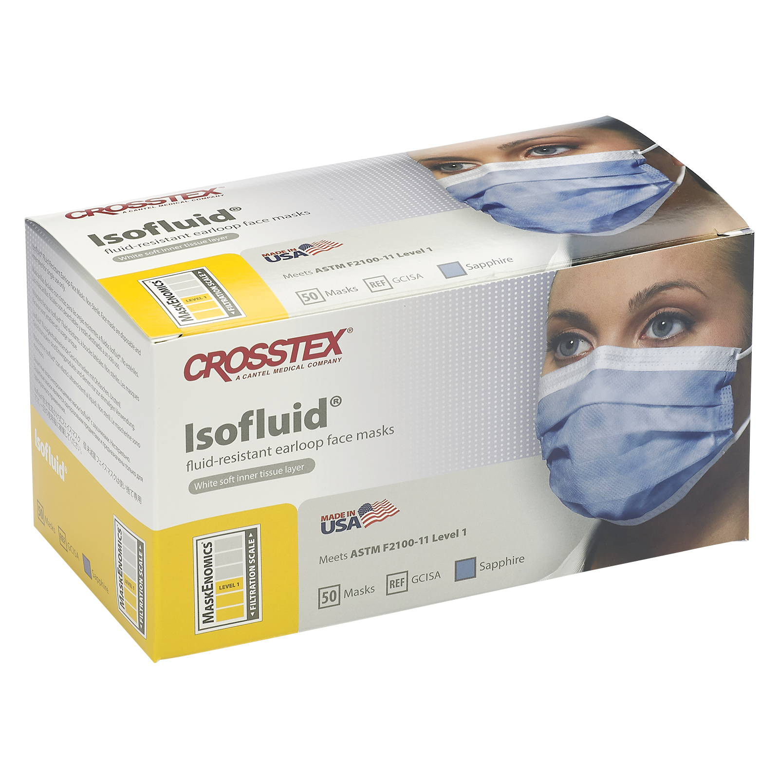 CROSSTEX Isofluid Mund- und Nasenschutzmaske