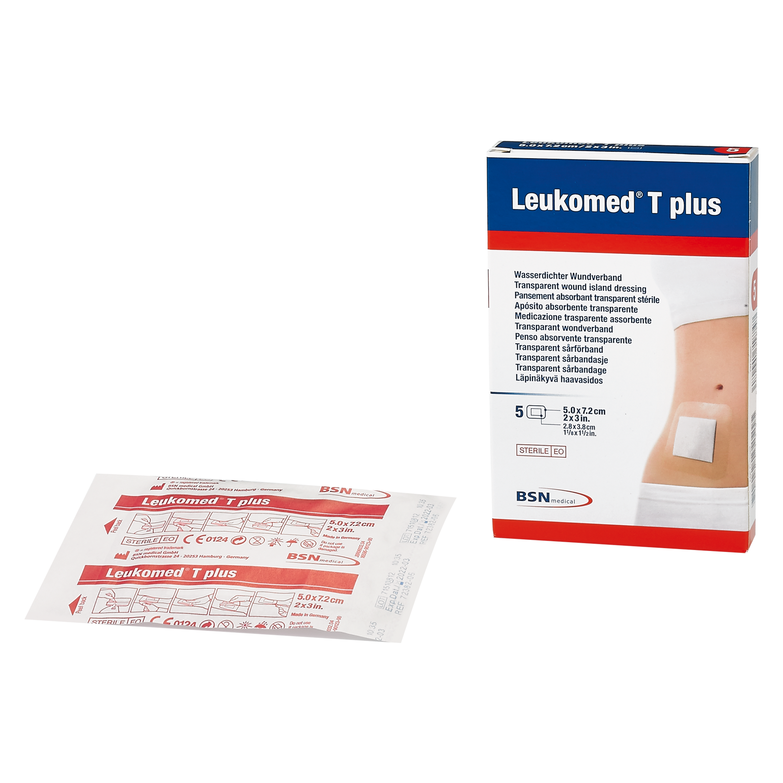 Leukomed® T plus 7,2 cm x 5 cm