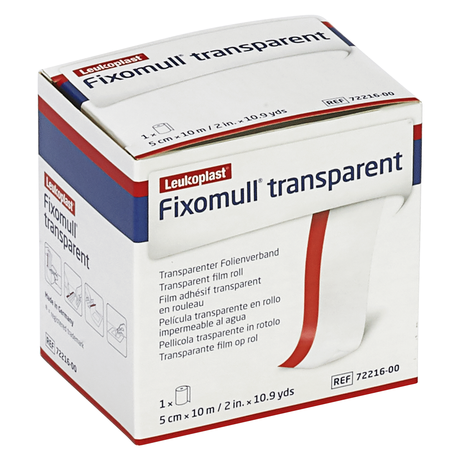 Fixomull® transparent 10 m x 5 cm