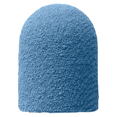 Schleifkappe rund Ø 13 mm fein, blau