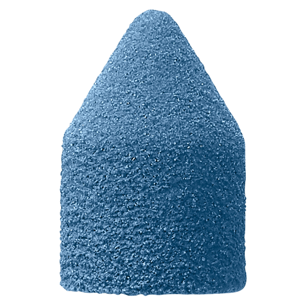 Schleifkappe spitz Ø 16 mm mittel, blau