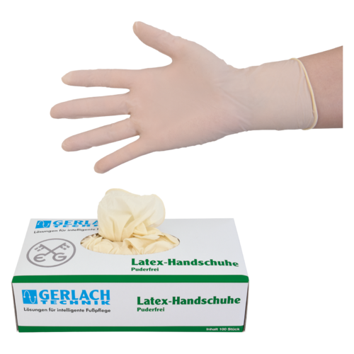 GERLACH latex gloves size S (100 pieces)
