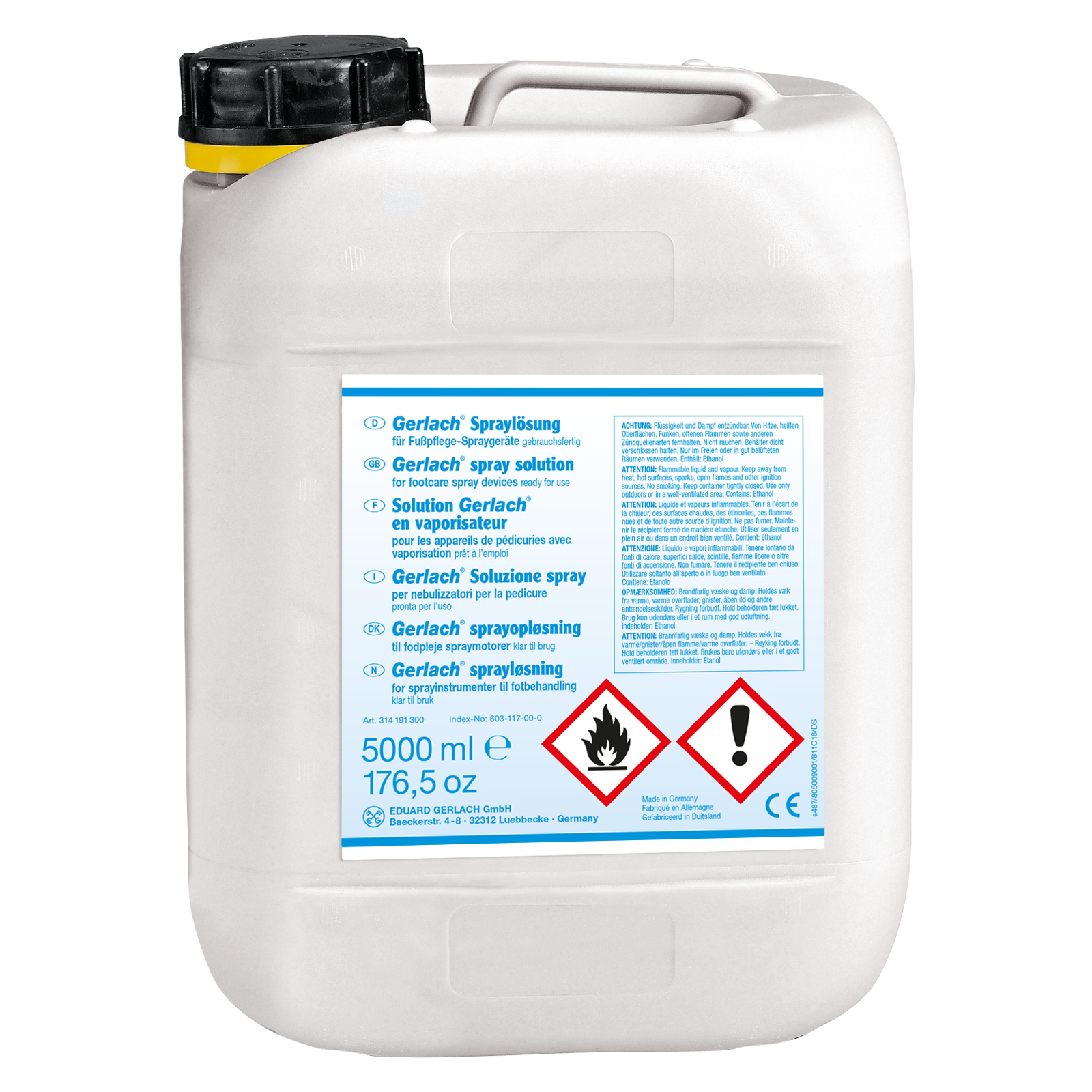 Gerlach spray solution