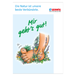 Plakat GEHWOL Pflanzenfuß