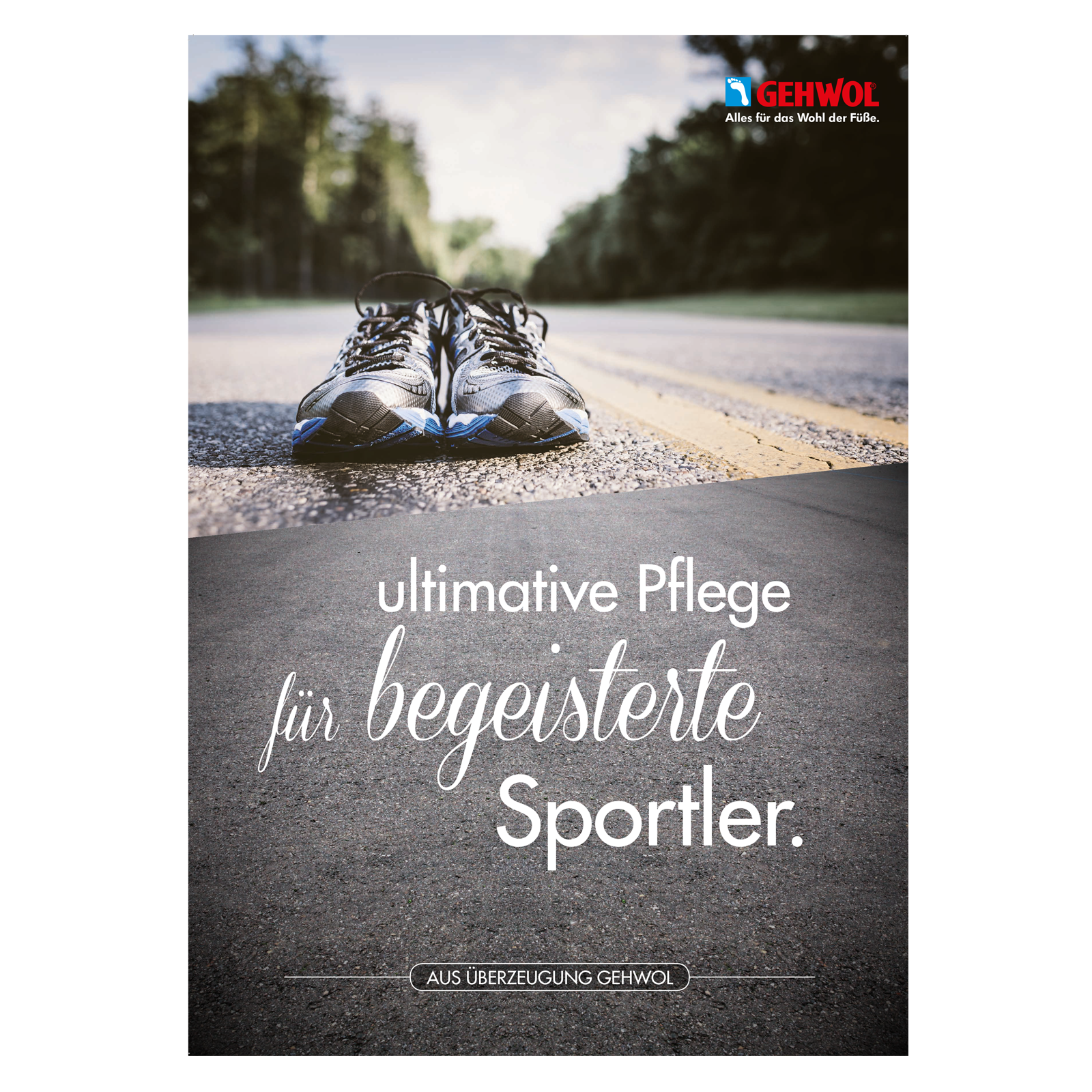 Plakat GEHWOL Sportler