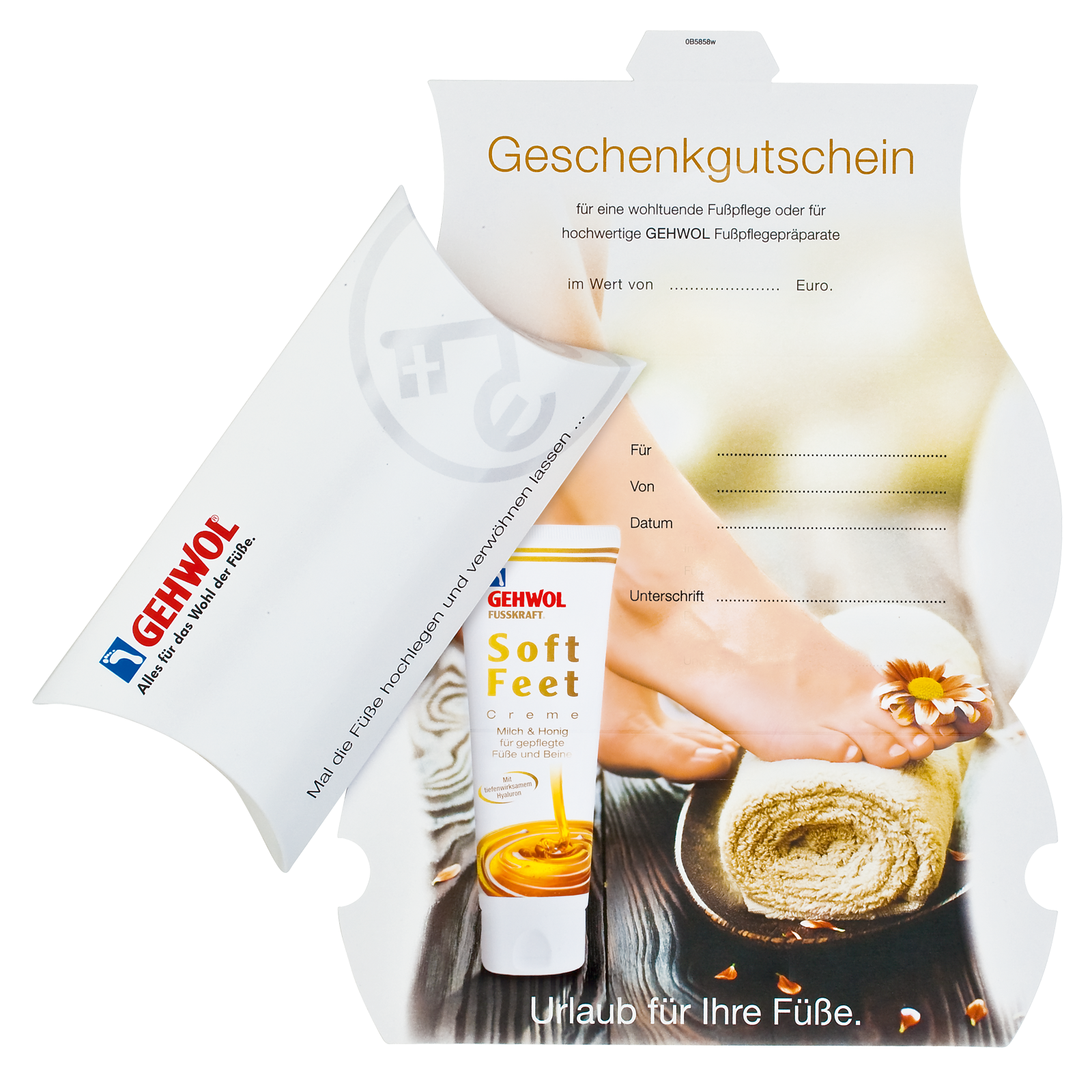 Geschenkgutschein Faltbox für 40 ml Tuben