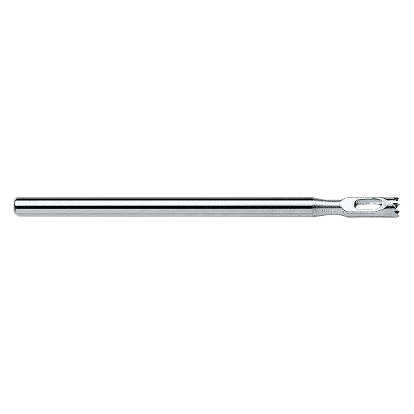 Long hole hollow grinder with toothed blade