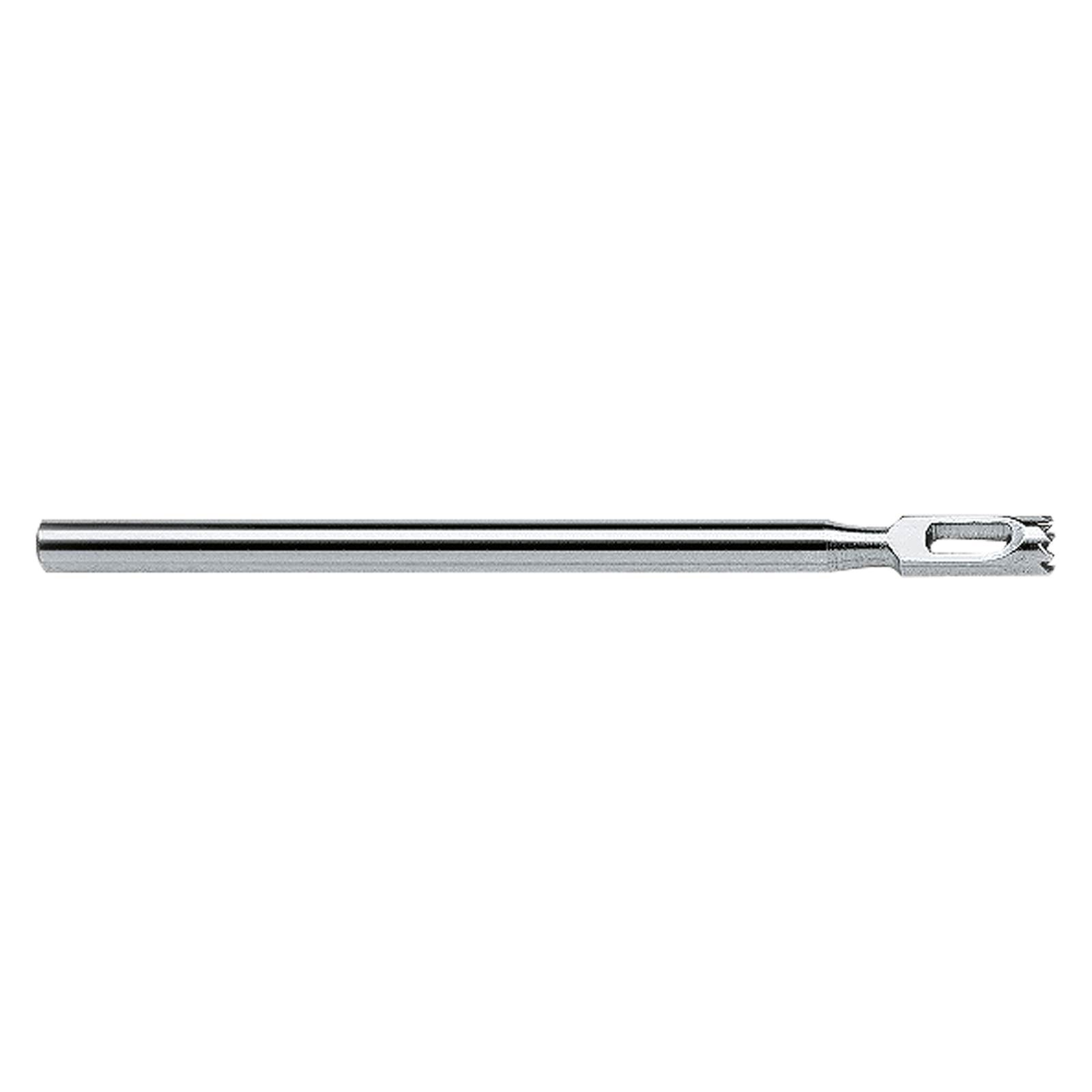 Long hole hollow grinder with toothed blade