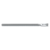 Long hole hollow grinder with toothed blade