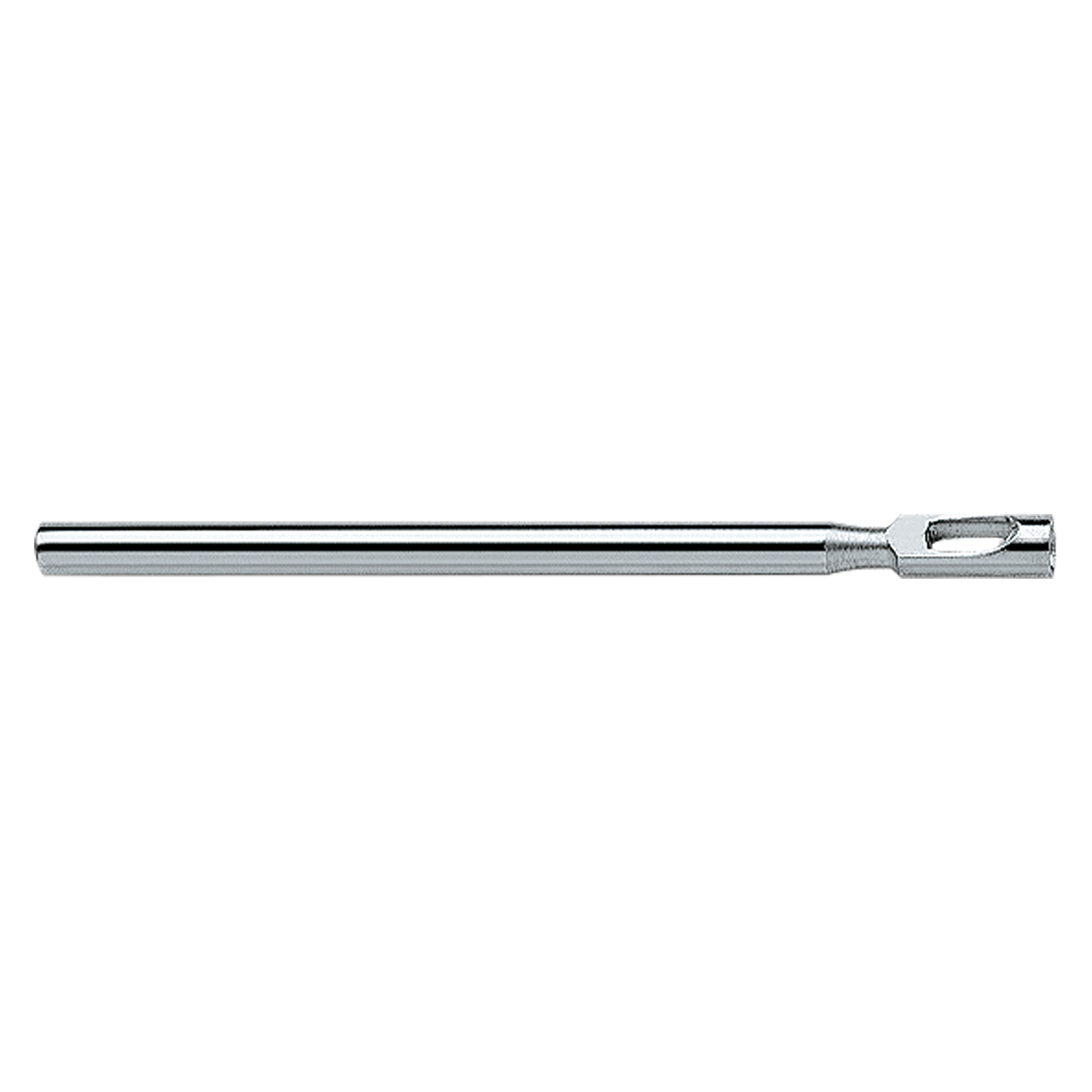 Long hole hollow grinder with smooth blade
