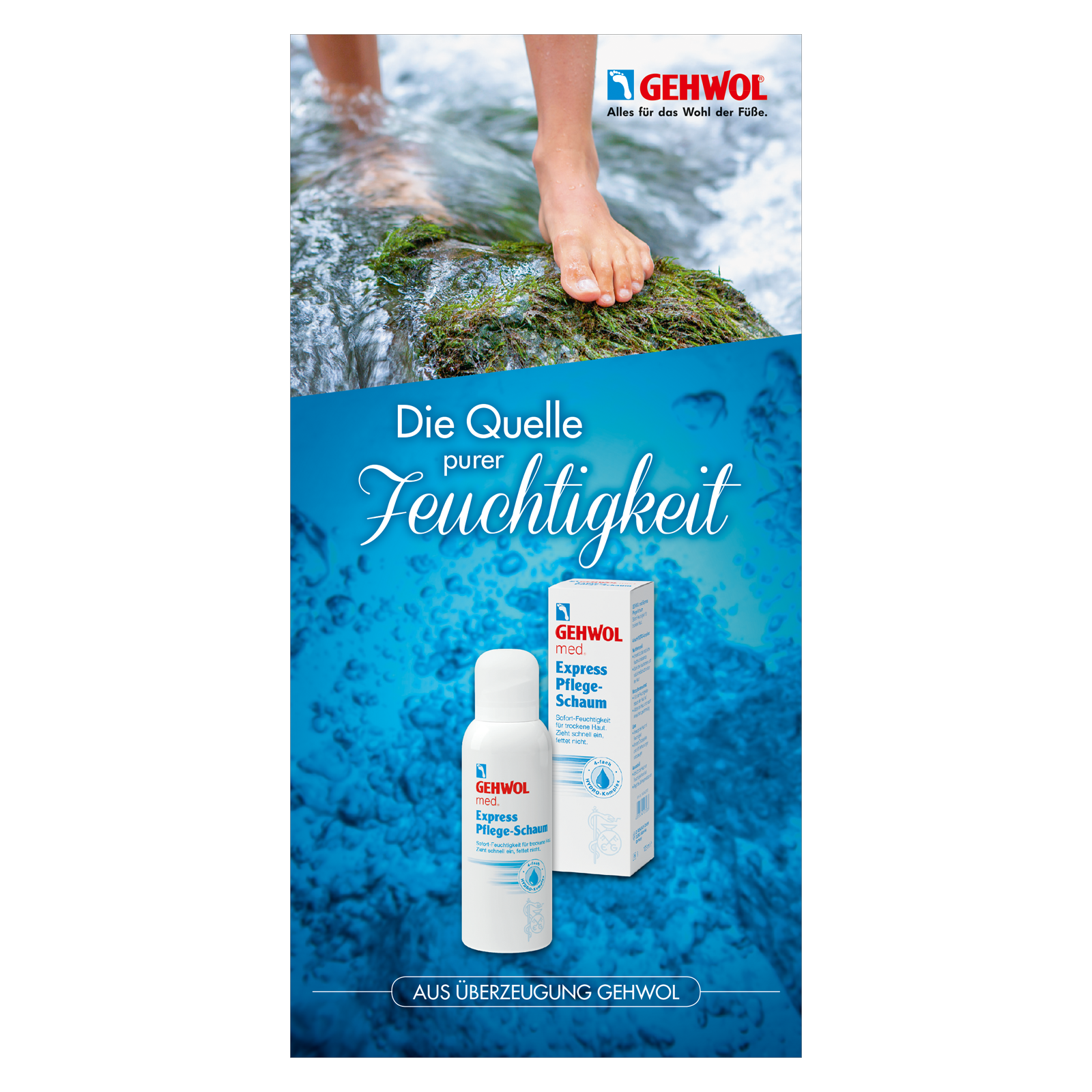 Produktinfo med Express Pflegeschaum