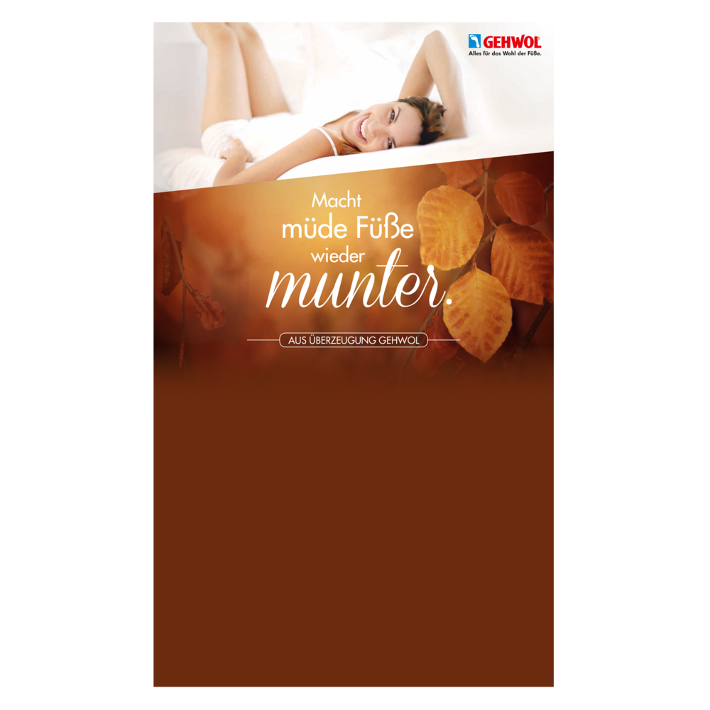 GEHWOL Aufsteckplakat Herbst Winter