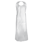 Disposable apron white PE 100 pieces