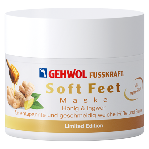 GEHWOL FUSSKRAFT Soft Feet Maske Honig & Ingwer 50 ml | Limited Edition