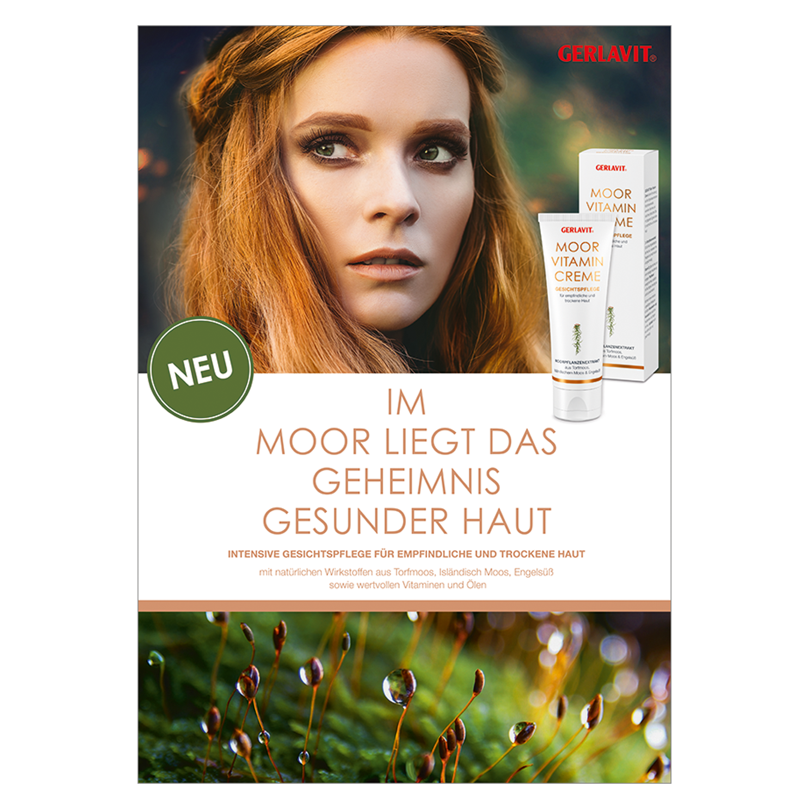 Plakat GERLAVIT Moor Vitamin Creme