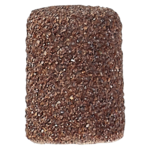 Replaceable cap L=15 mm, barrel-shaped brown