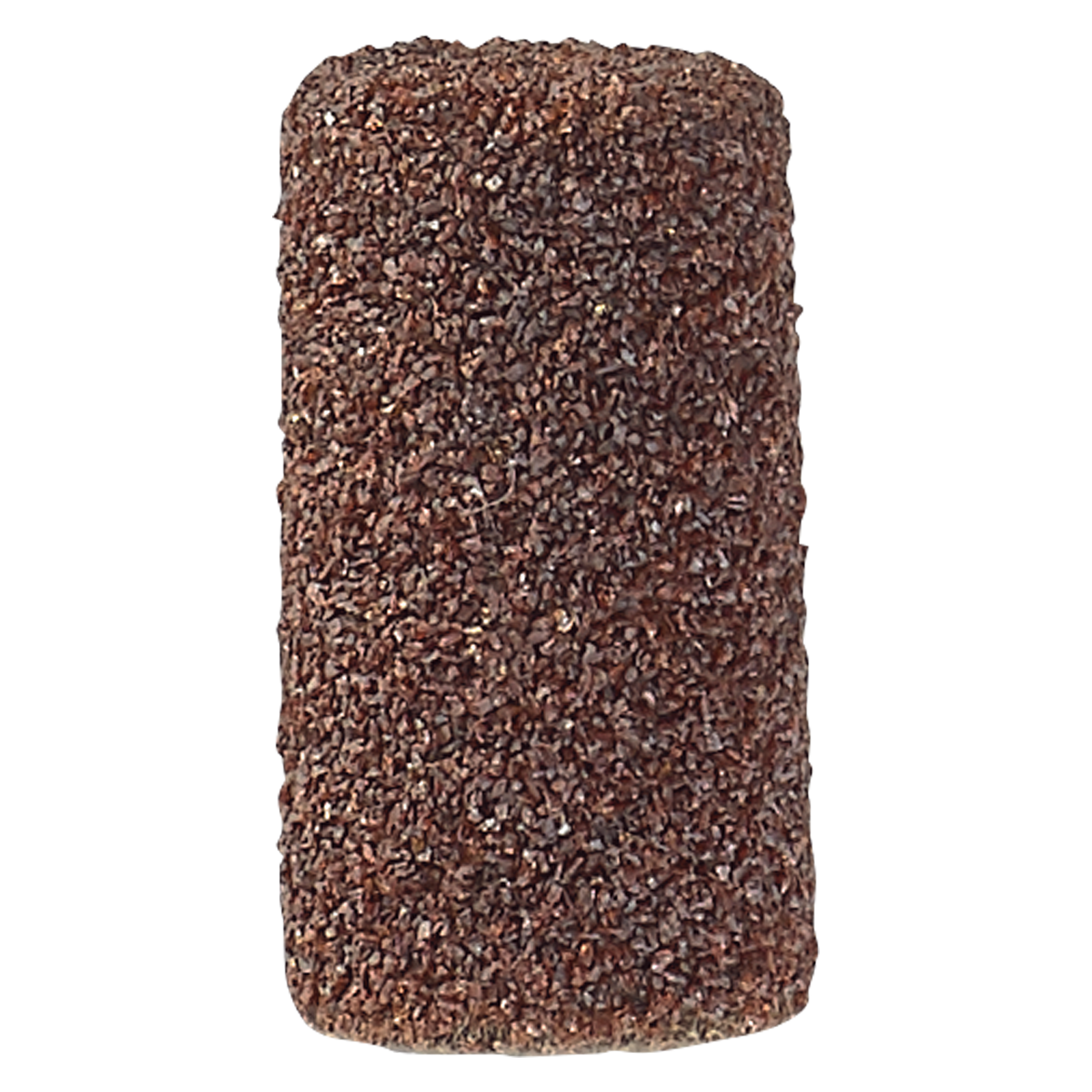Replaceable cap L=22 mm, barrel-shaped brown