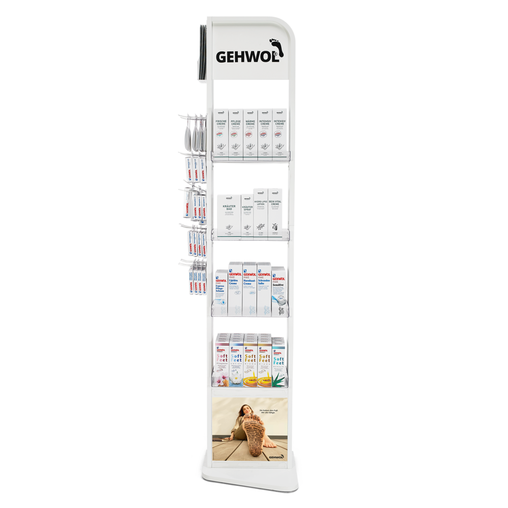 GEHWOL Bodenverkaufsdisplay