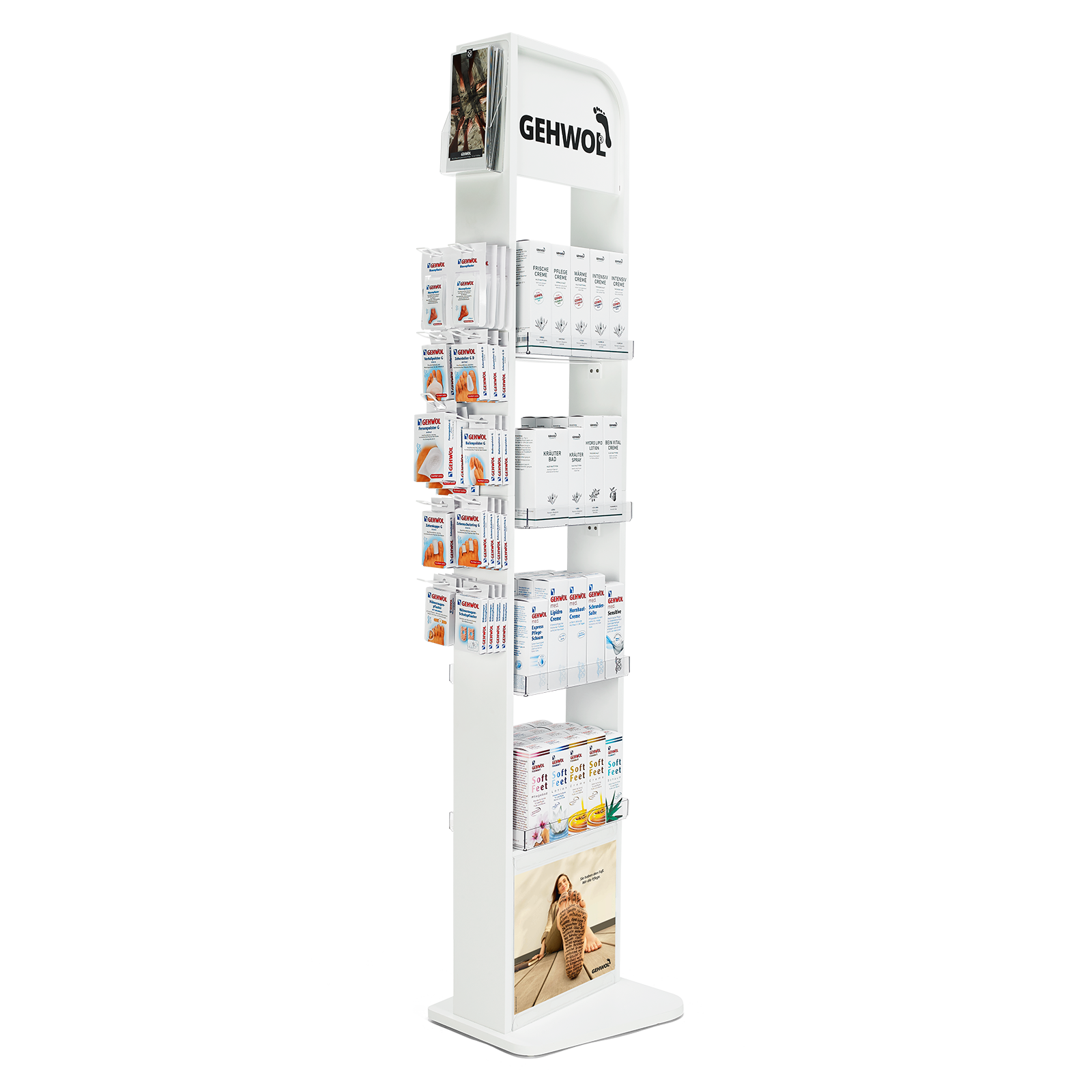 GEHWOL Bodenverkaufsdisplay