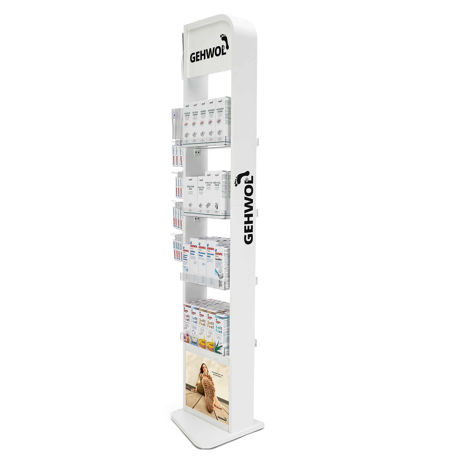 GEHWOL Bodenverkaufsdisplay