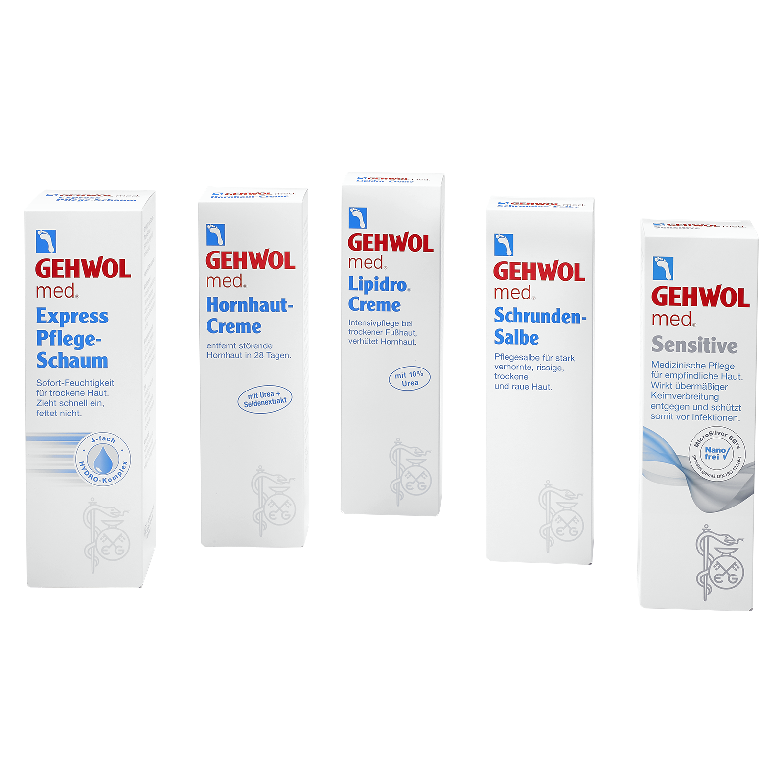 Dekofaltschachtel GEHWOL med Schrunden Salbe