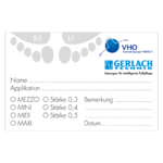 GEHWOL Spangendokumentation VHO