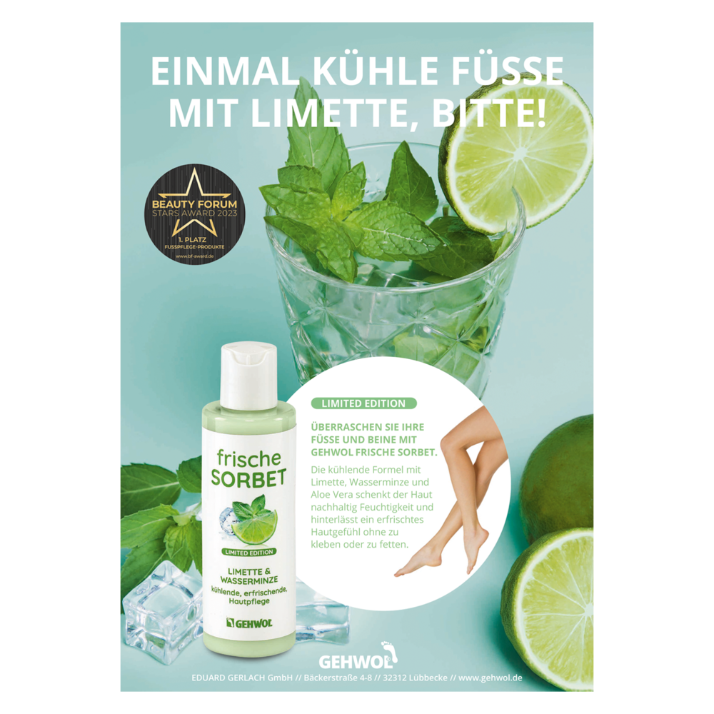 Plakat frische Sorbet