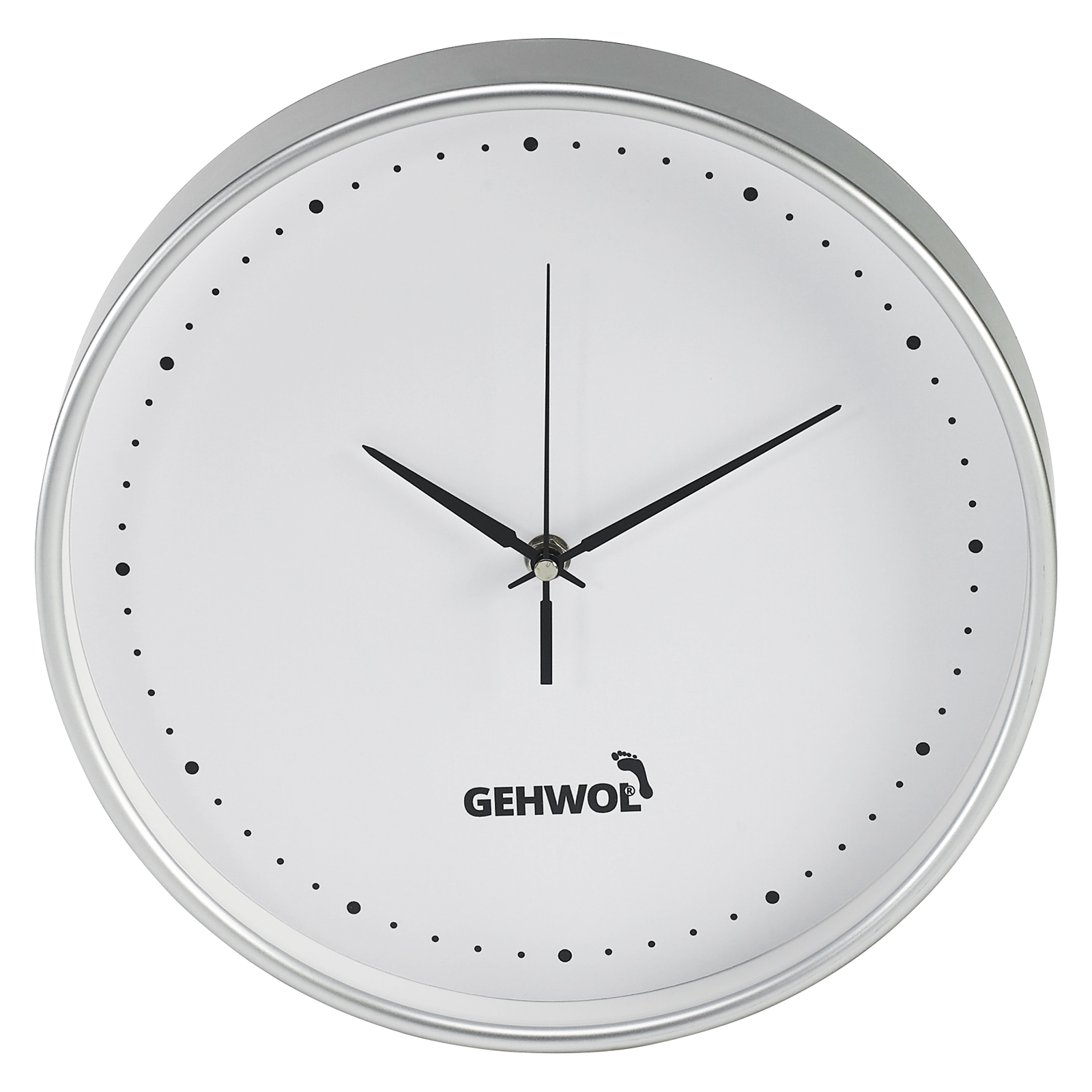 GEHWOL Funkwanduhr mit schwebender Sekunde 30 cm