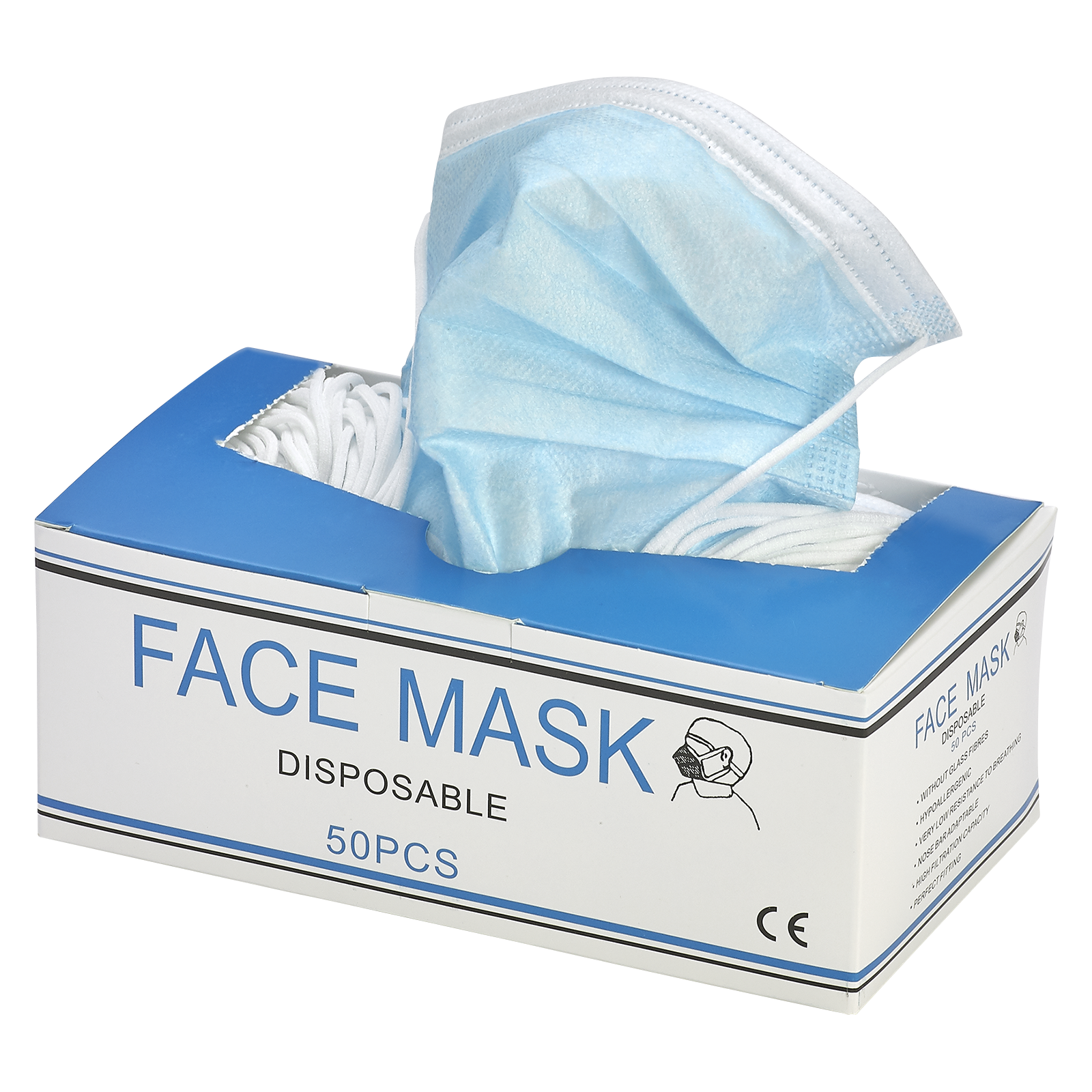 Mund-Nasen-Masken 3-lagig
