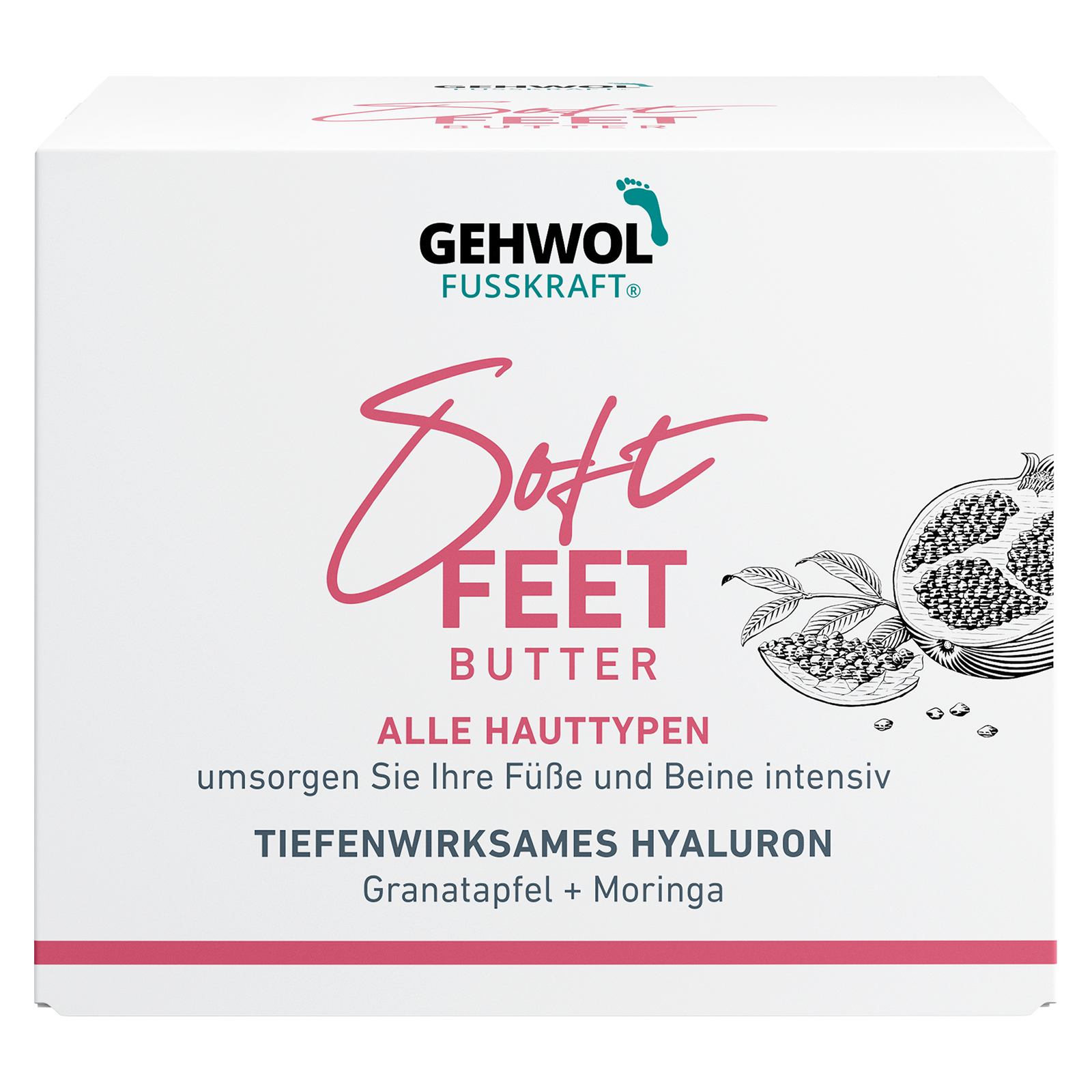 Deko-Faltschachtel GEHWOL FUSSKRAFT Soft Feet Butter