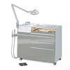 GERLACH Fußpflegeschrank JUPITER Duomatic S2 seidengrau