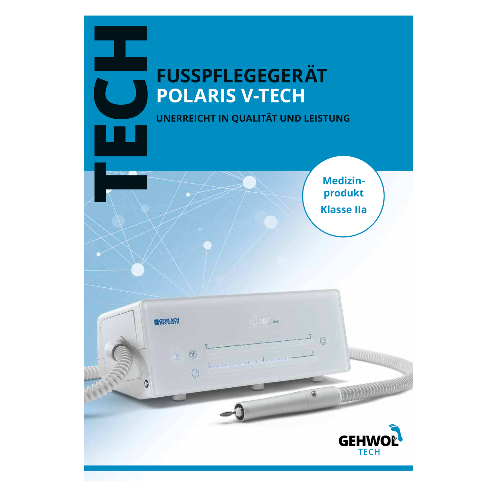 GEHWOL TECH Broschüre Polaris Fußpflegegerät