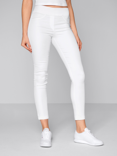 Damen Soft-Stretchhose Ancona Weiß