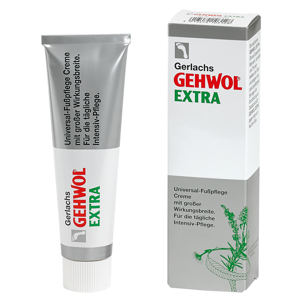 Schrijf op Voorwaarde Luchtvaartmaatschappijen GEHWOL EXTRA ▻ Universal-Fußpflege Creme | 75 ml Tube