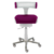 Pending work chair PONSO orchid/pearl